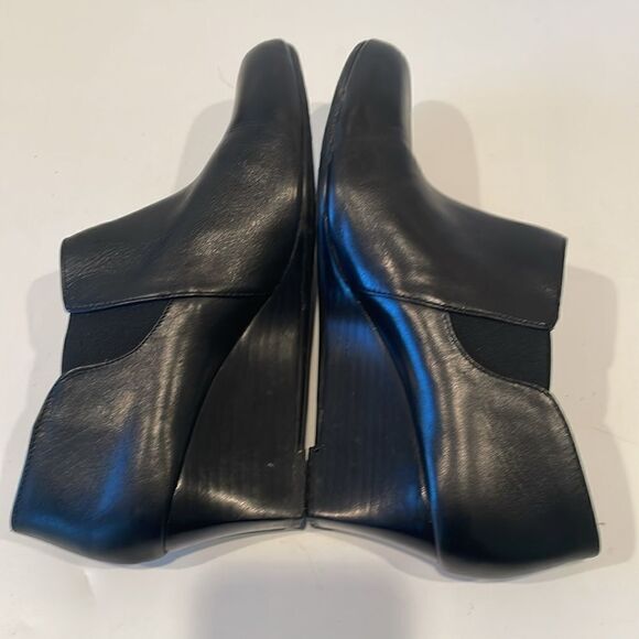 Adrienne Vittadini Black Wedge shoes Size 6.5 - Picture 10 of 12